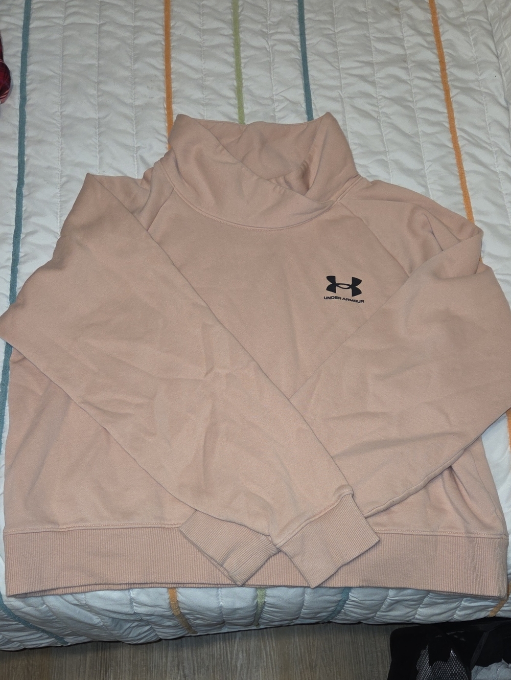 Under Armour Women's Dusty Rose Cowl Neck Sweatshirt